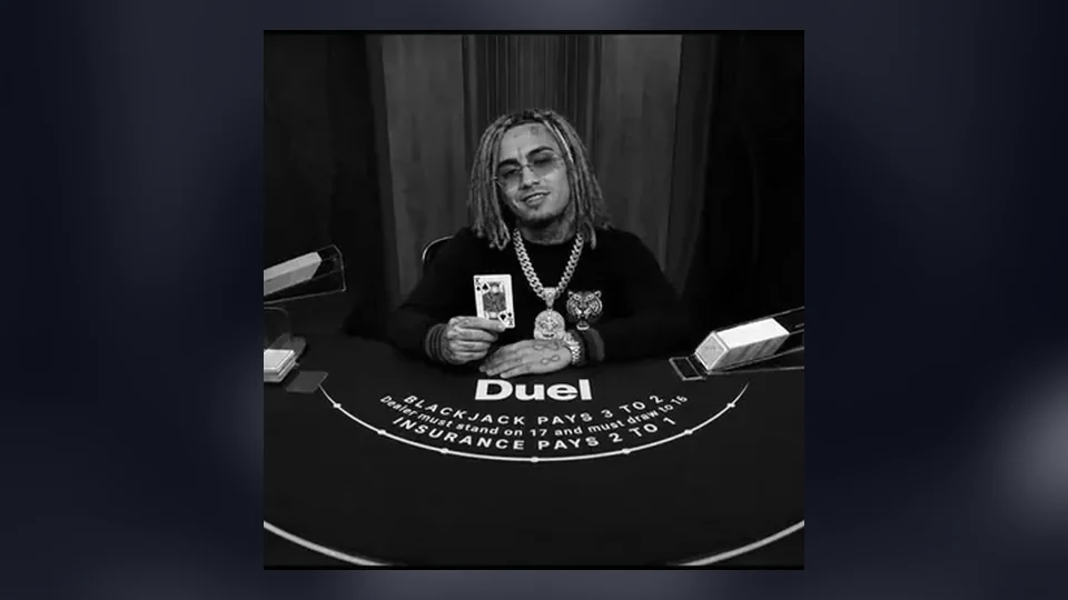 Lil Pump at the Duel blackjack table
