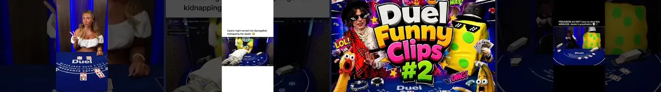 Sessions from the Duel blackjack tables, one frame each