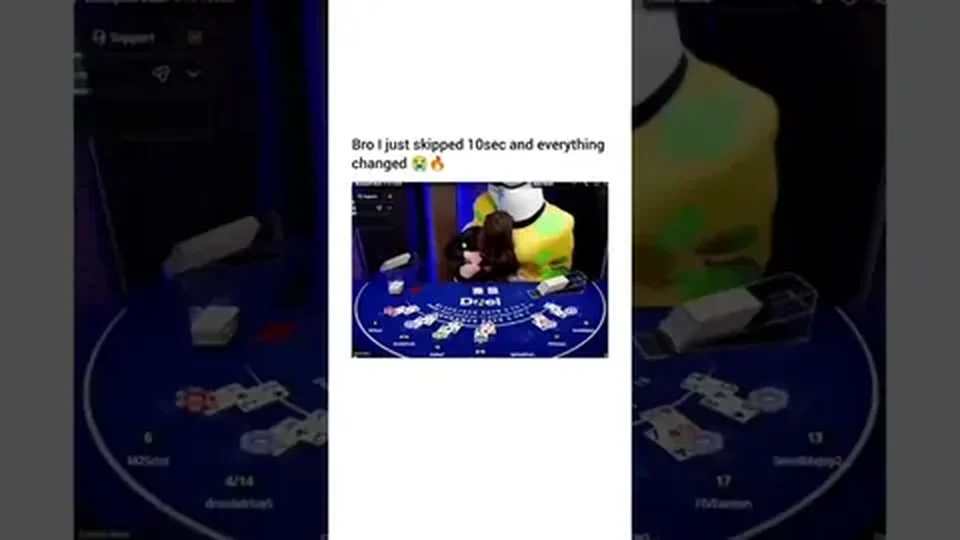 The fascist.eth session at the Duel blackjack table